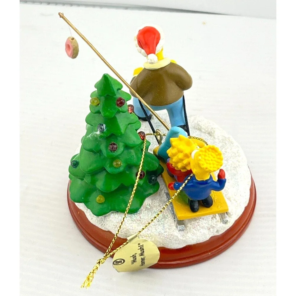 SIMPSONS Bradford Christmas Tree Ornament Illuminated “Mush Homer Mush!” w/Tags